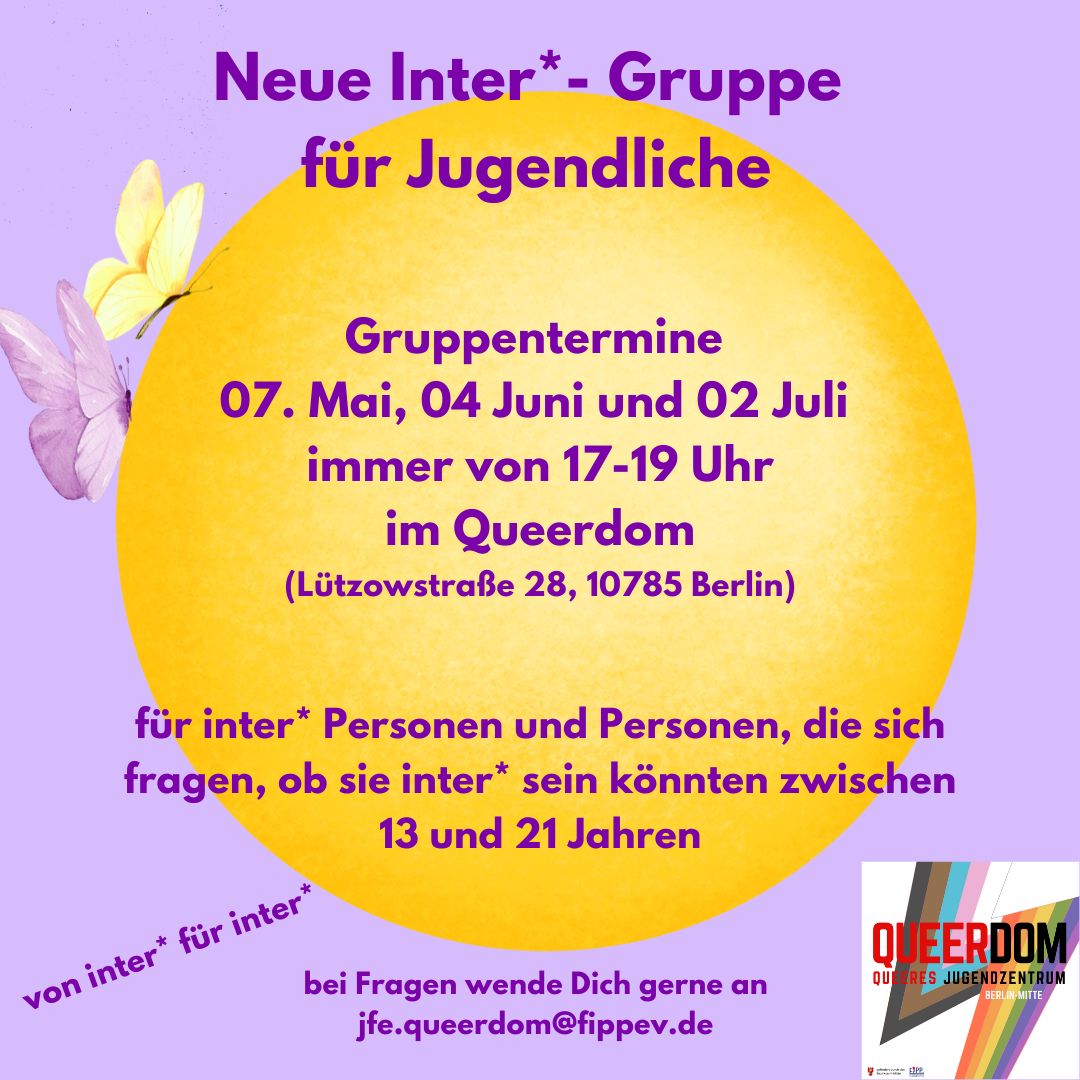 Inter*-Gruppe für Jugendliche in Berlin
